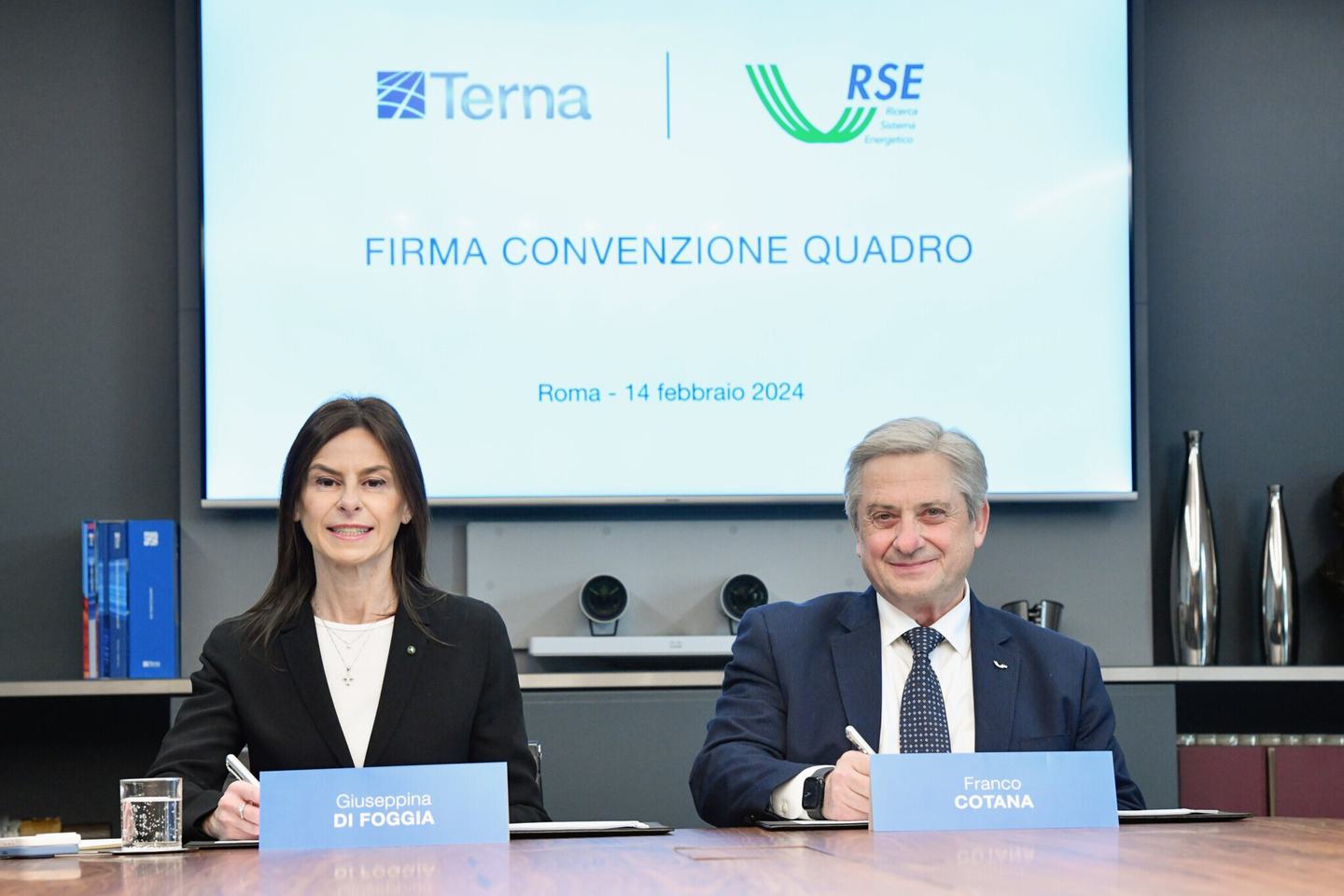Giuseppina Di Foggia AD Terna Franco Cotana AD RSE