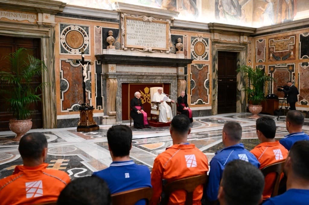 Vaticano udienza Terna Papa Francesco 31082024 Vatican Media