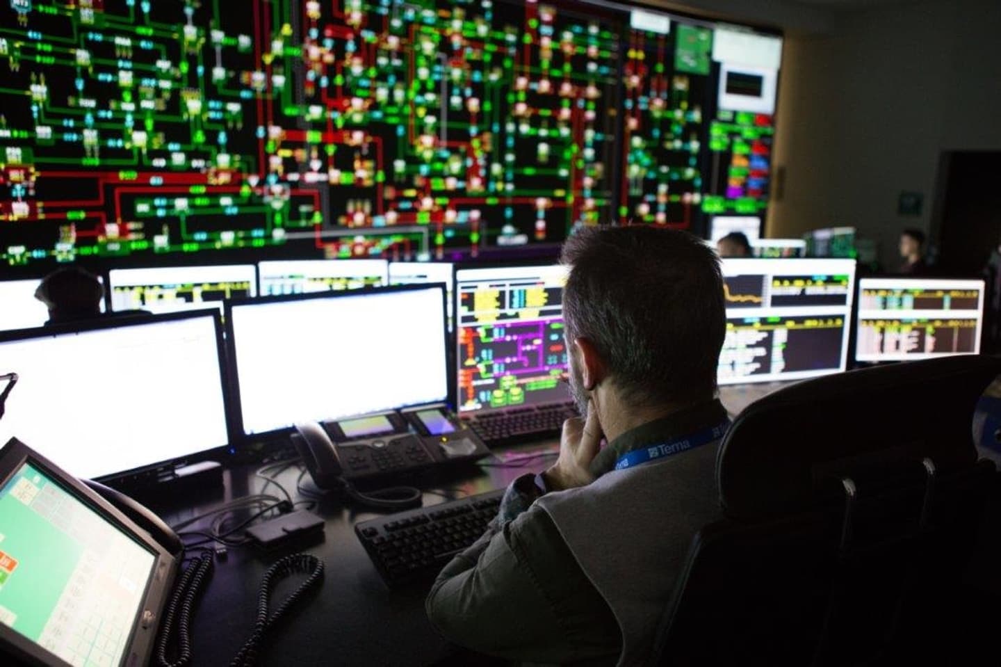 Centro nazionale controllo service control room Terna