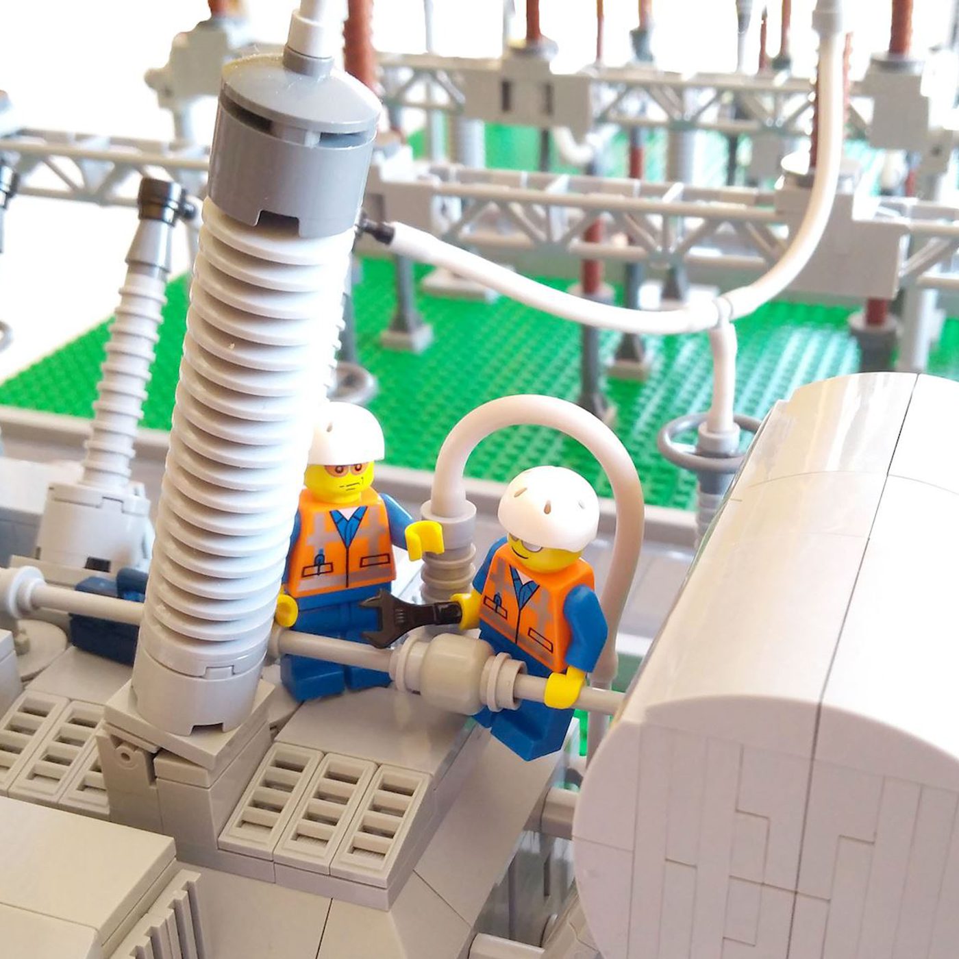Lego Electric Rack Electricity substations explained with Lego | Lightbox